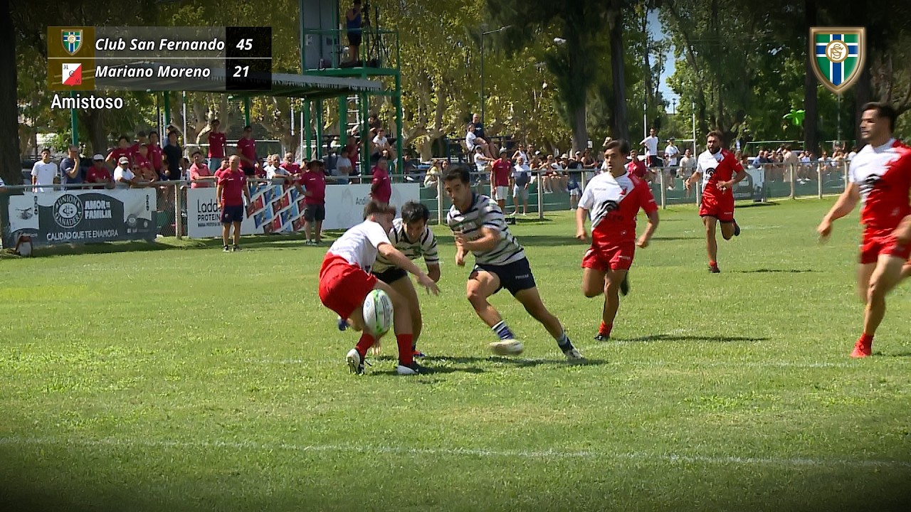 Rugby URBA Intermedia (Amistoso): Club San Fernando 45 vs Mariano Moreno 21 Intermedia