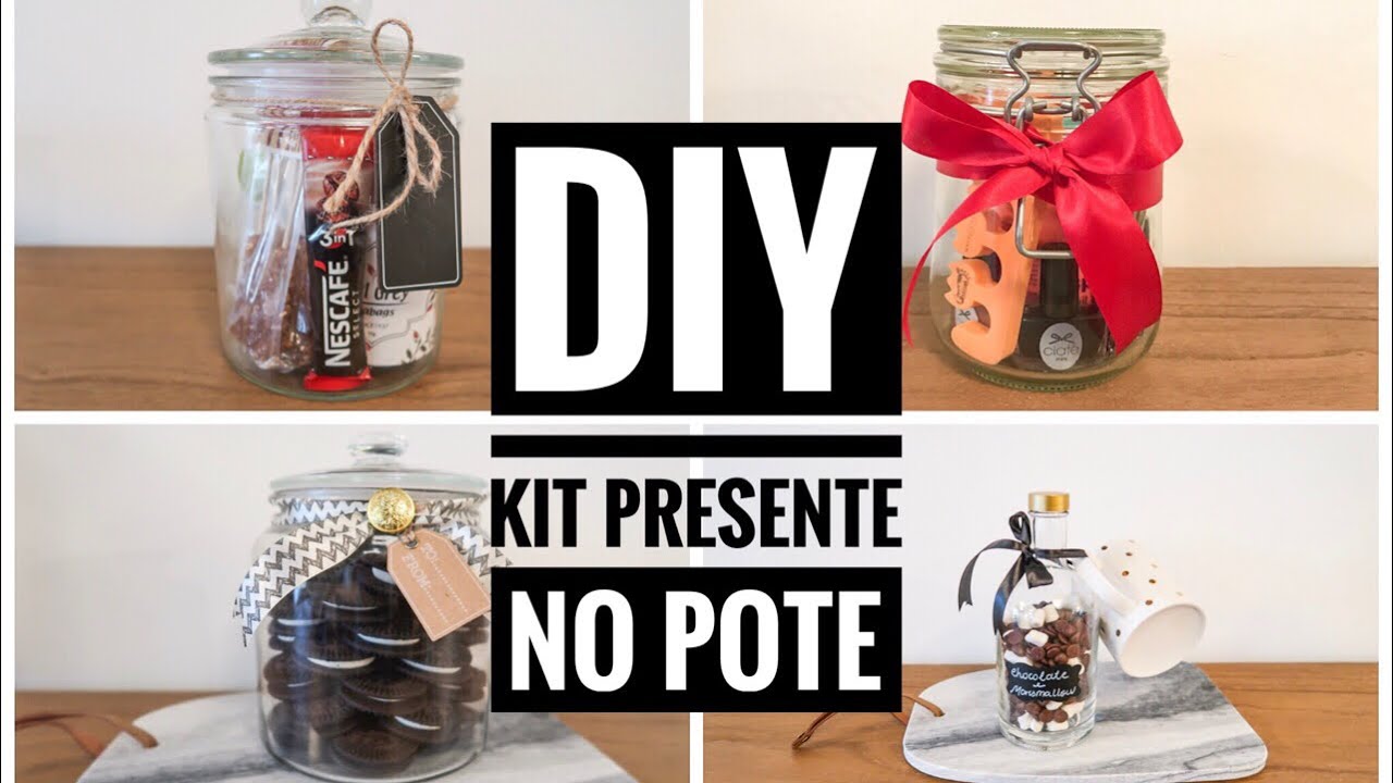 Dicas de presentes baratos. Kit presente no pote - Katherine Ribeiro
