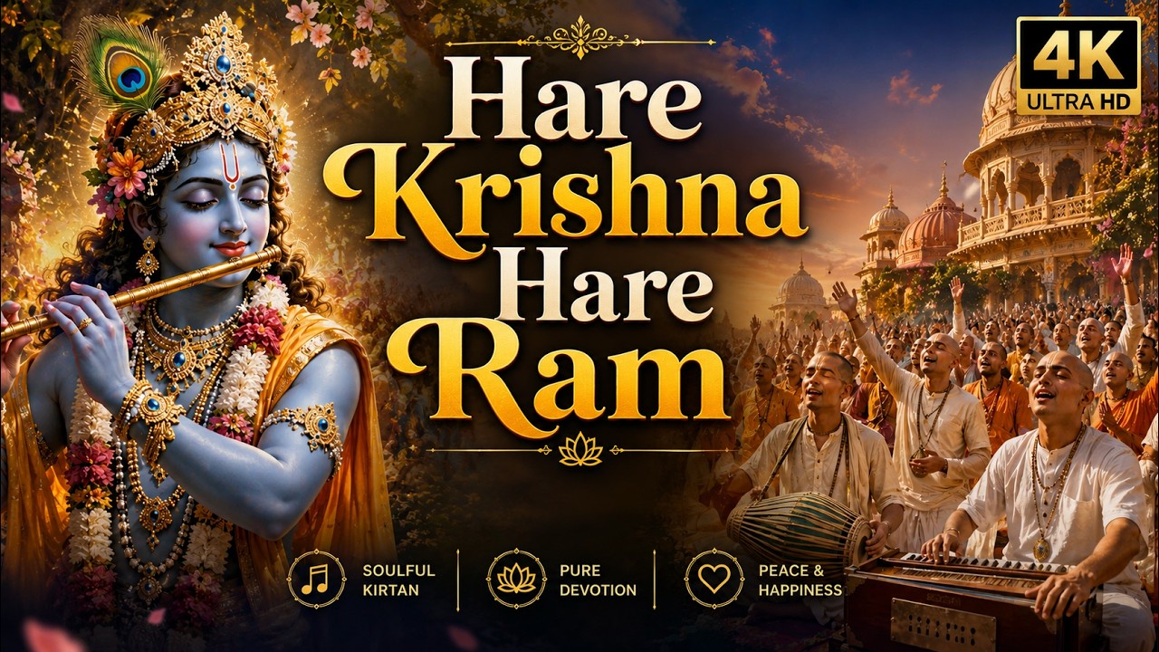 Soulful ISKCON Kirtan - Hare Krishna Hare Ram | Blissful Krishna Meditation Chant