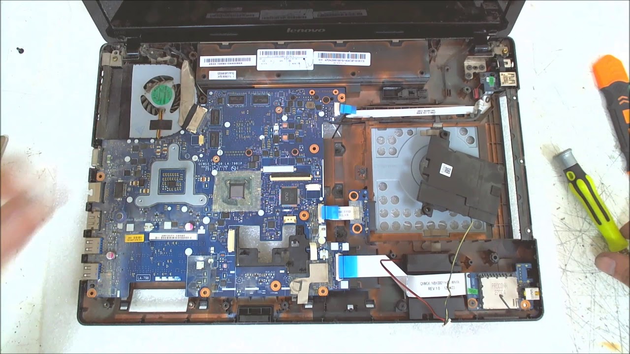Lenovo G580 Disassembly / FAN Cleaning