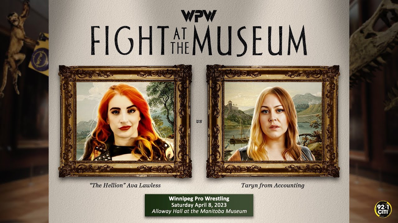 Ava Lawless vs Taryn From Accounting - WPW FIGHT AT THE MUSEUM