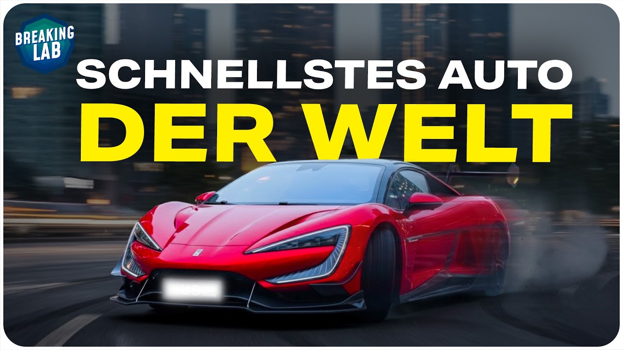 496 km/h: Das neue SCHNELLSTE Serienauto der Welt kommt aus China