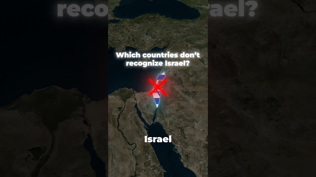 Which countries don't recognize Israel? #shorts