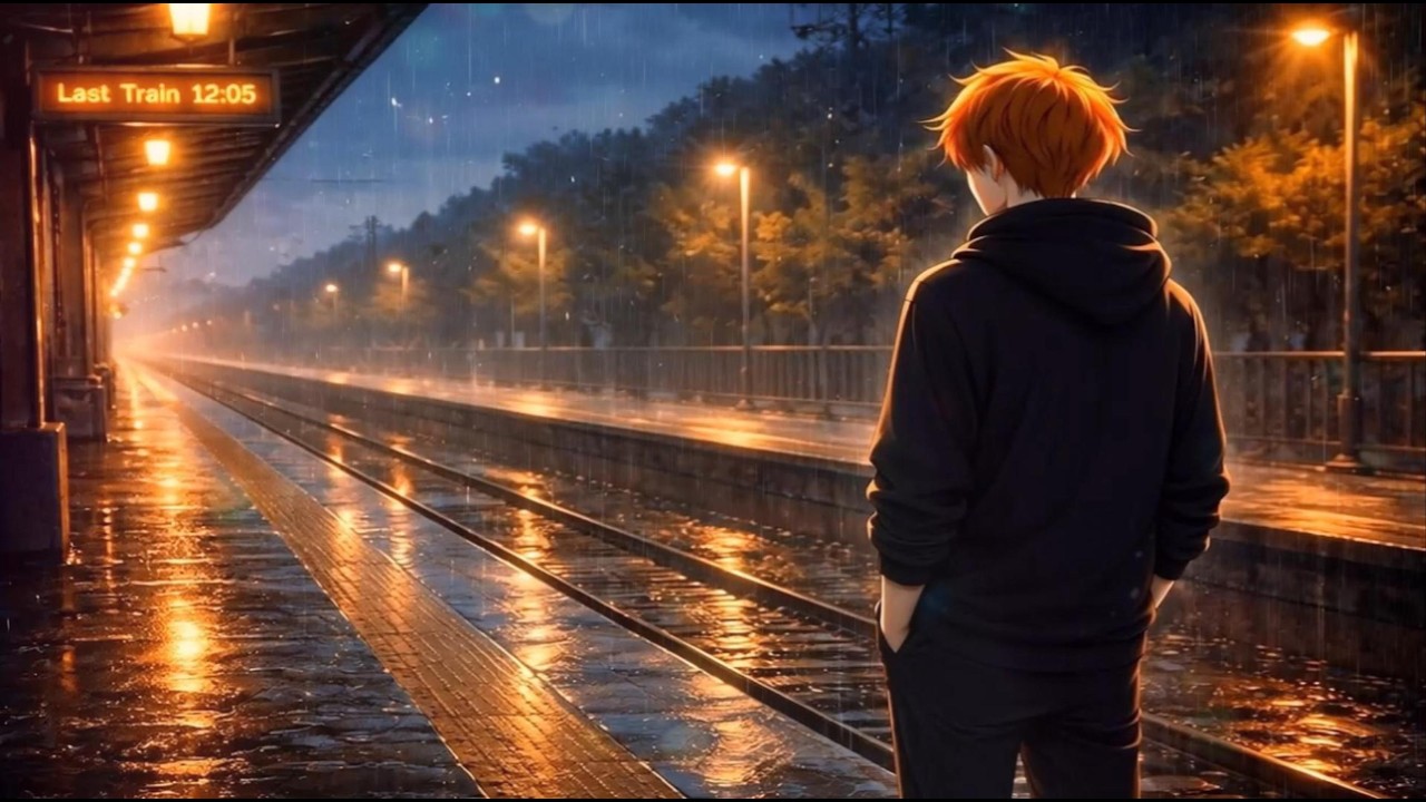 Waiting for the Last Train on a Rainy Night | lofi