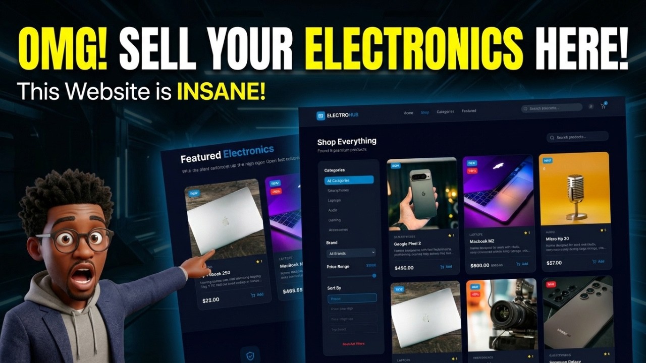 Dore Website ku bacuruzi ba electronics Igufasha Kuzamura Business Vuba