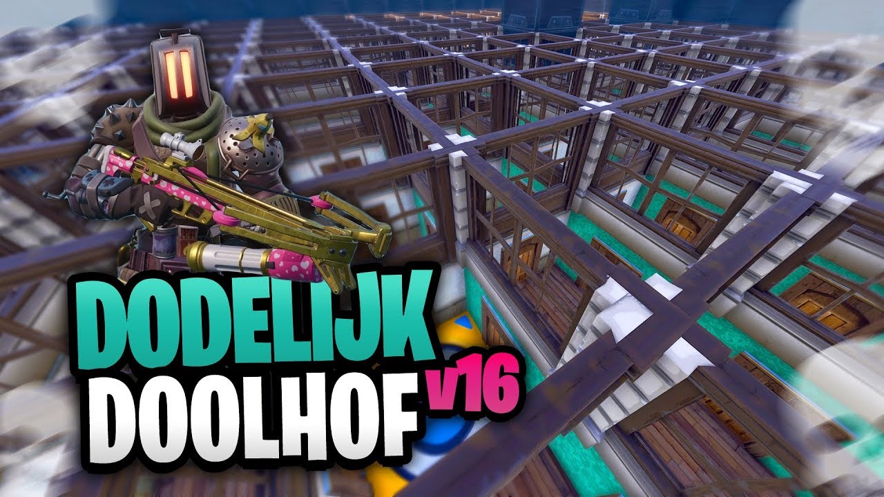 HET DODELIJKE DOOLHOF v16 - Fortnite Creative met Don, Link, Roedie, Harm & Vincent
