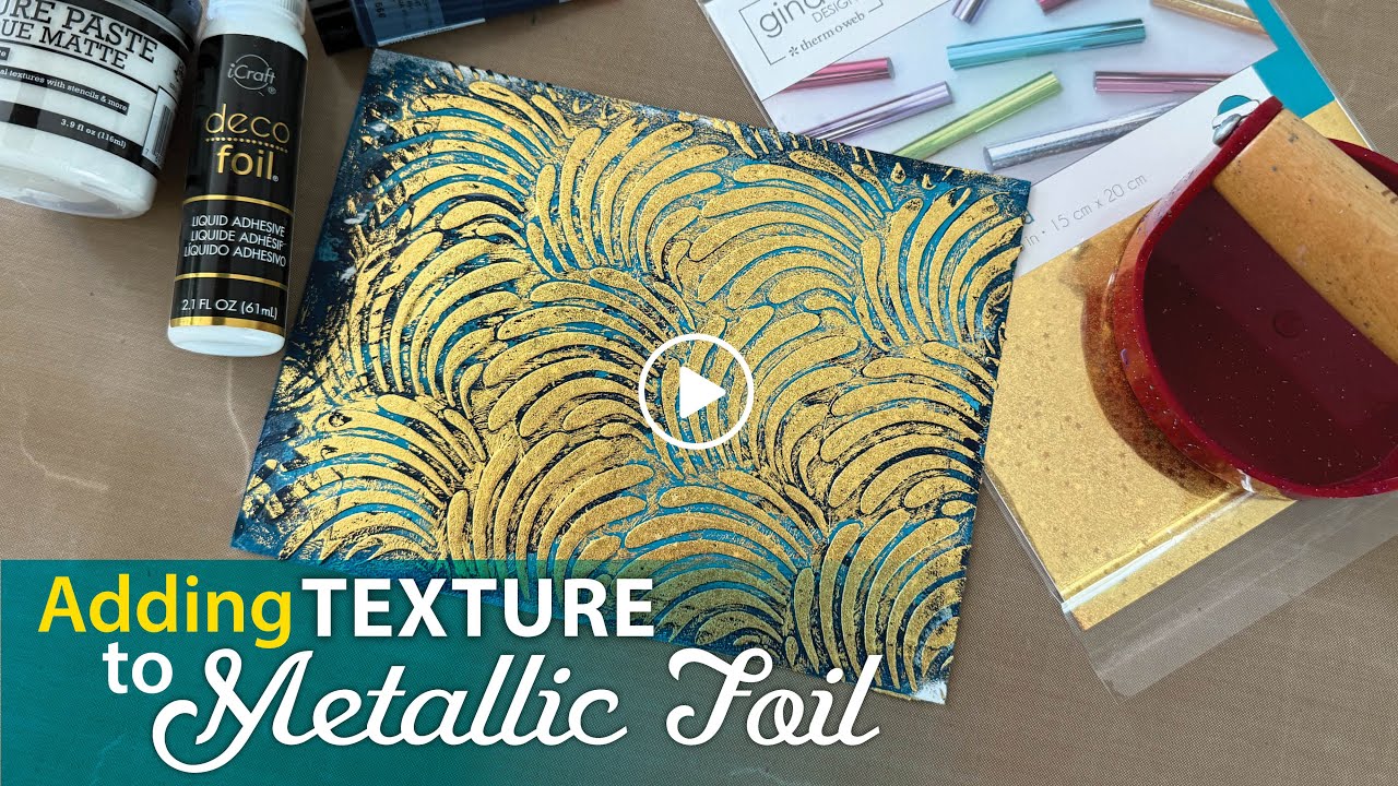 Great Texture Technique for Mixed Media–Tutorial Tidbits
