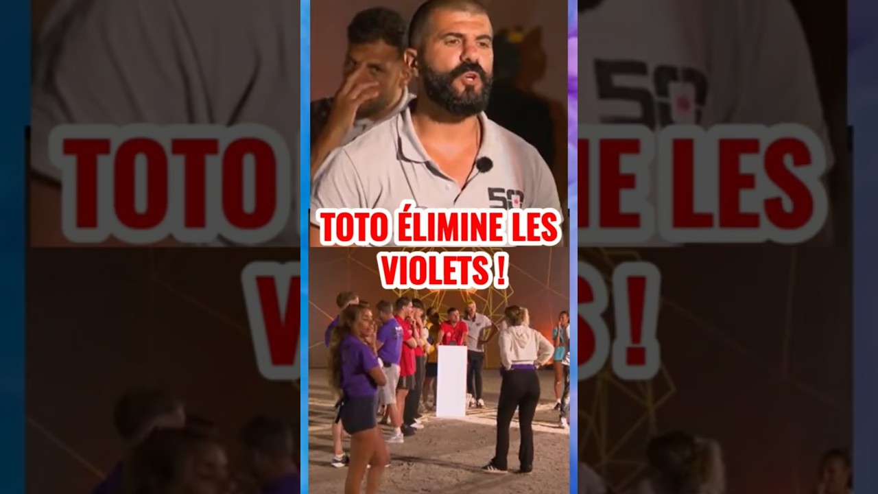 TOTO &Eacute;LIMINE LES VIOLETS #lescinquante #t&eacute;l&eacute;r&eacute;alit&eacute;