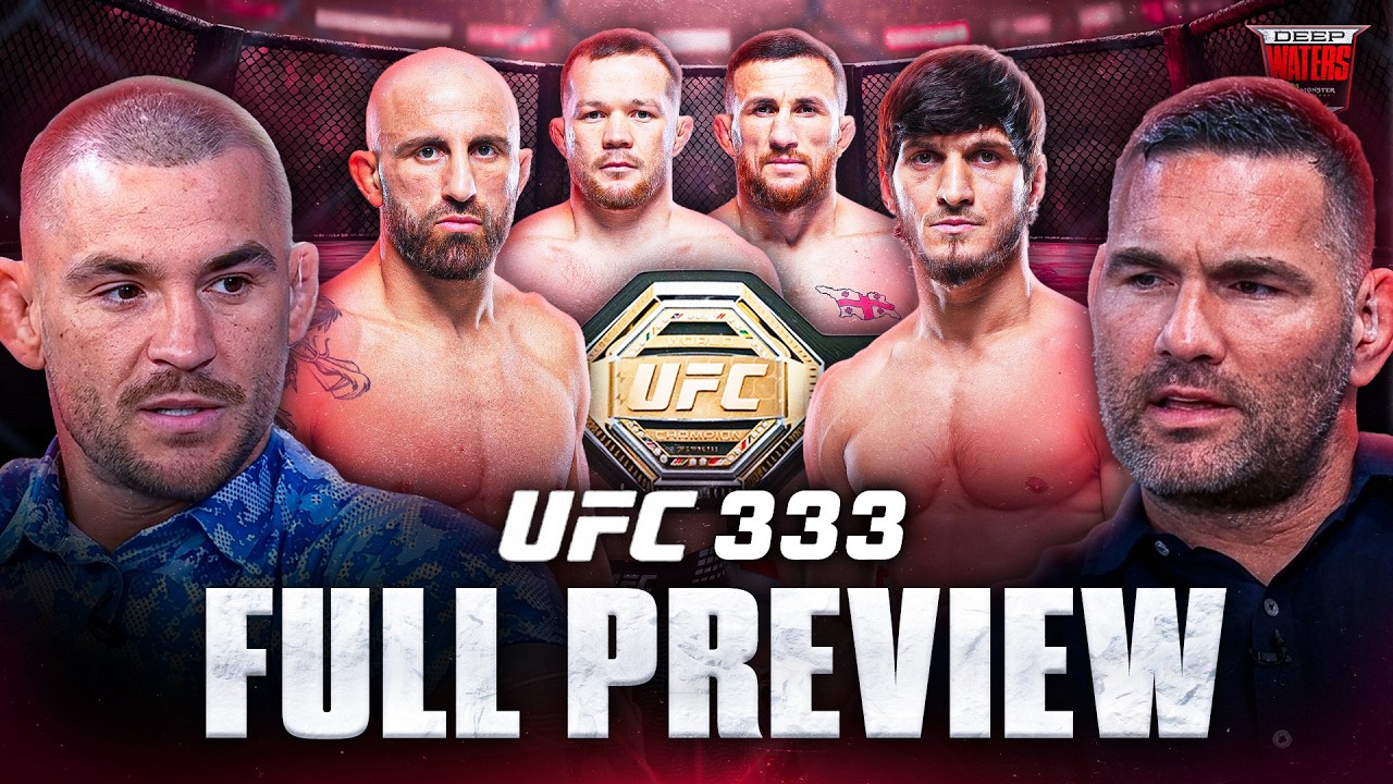 UFC 333 Full Card Breakdown 👀 | Alexander Volkanovski vs. Movsar Evloev, Merab vs. Yan | Deep Waters