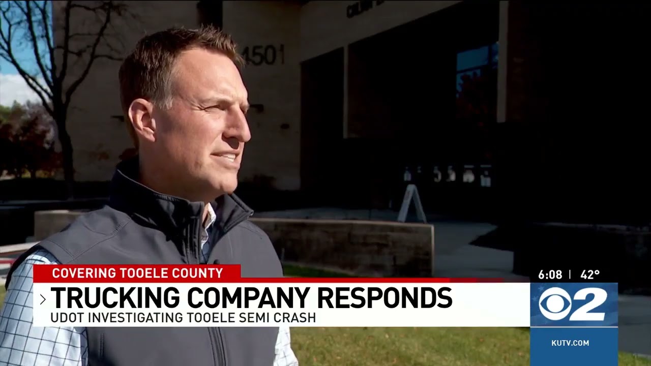 Driver in Tooele semi crash felt 'guardian angel on his shoulder,' attorney says
