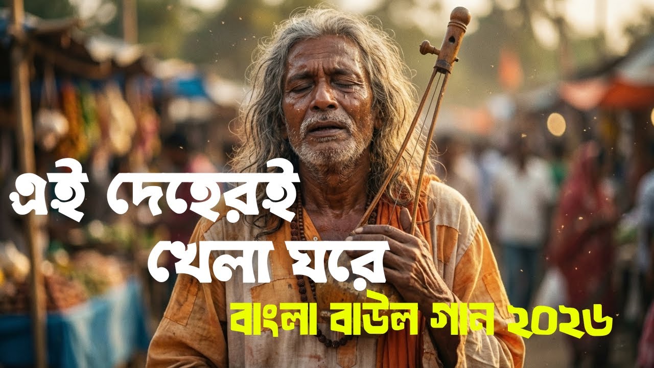 `হৃদয় ছুঁয়ে যাওয়া বাউল গান | এই দেহেরই খেলা ঘরে | আত্ম উপলব্ধির পথ@arifautotune #music #folkgaan