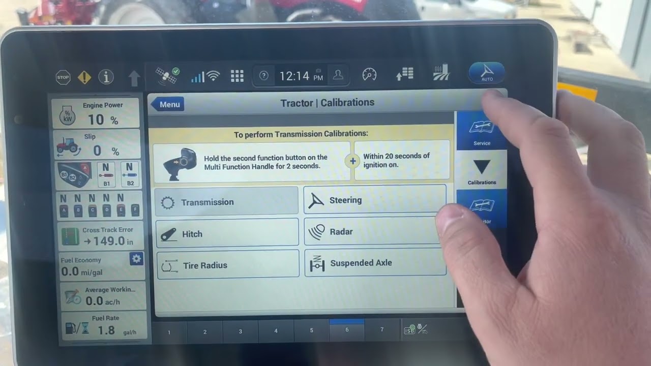 AFS Connect Magnum guidance calibration Pro 1200