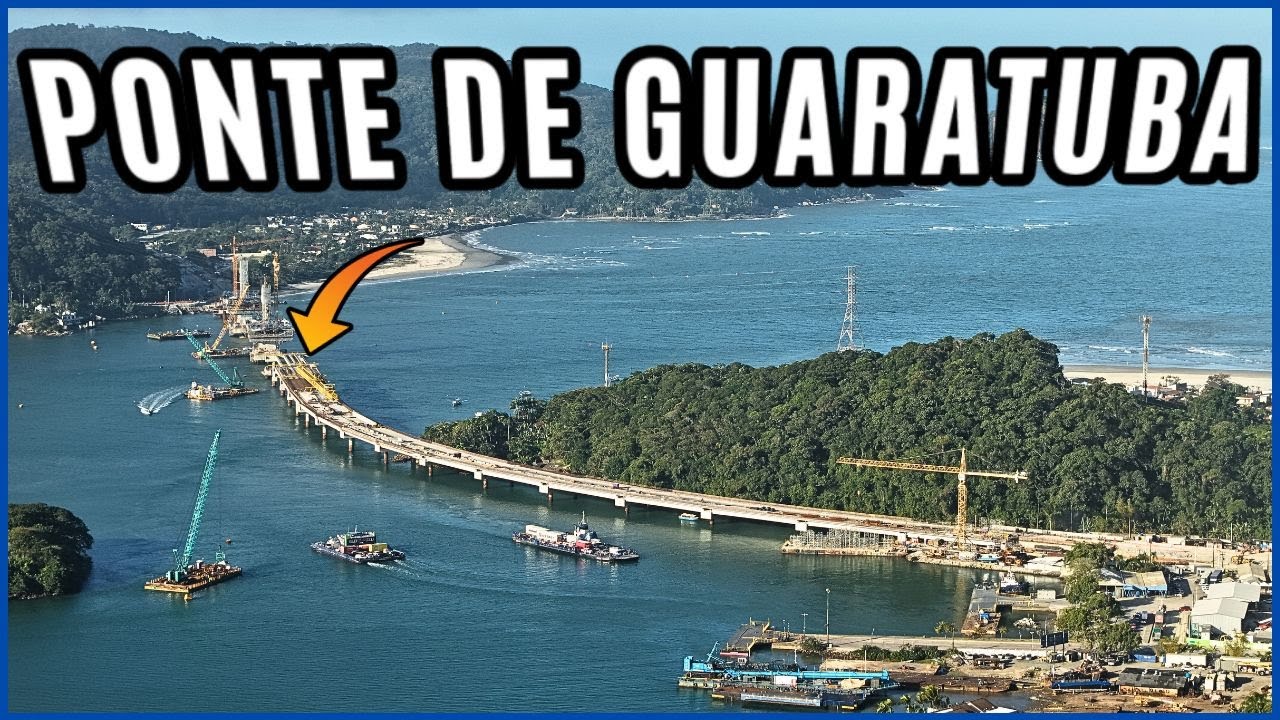 75% 🏗️PONTE DE GUARATUBA E SEUS ACESSOS 🚧 Avanços e Detalhes das Obras