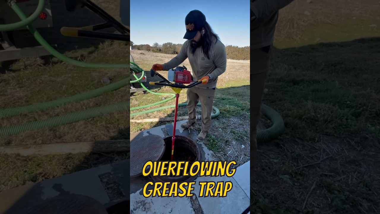 Grease Trap hasn&rsquo;t been pumped in 2 years #shorts