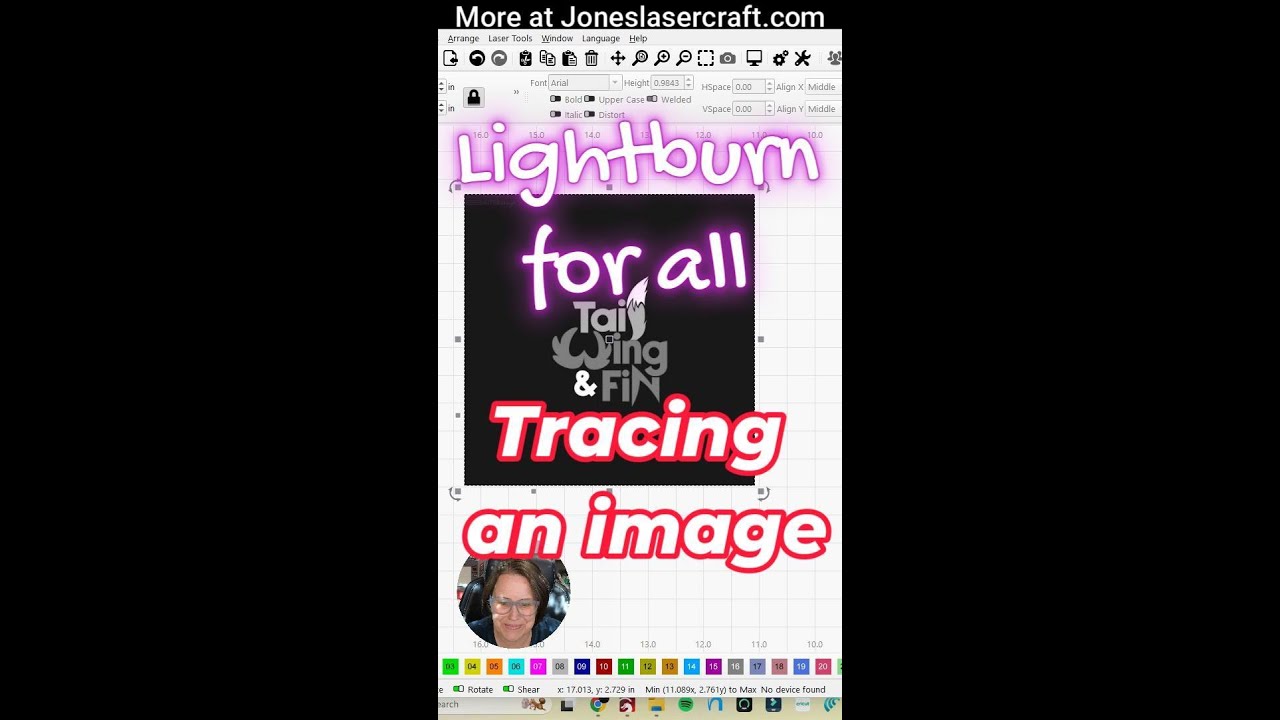 Lightburn Tracing Image Tool