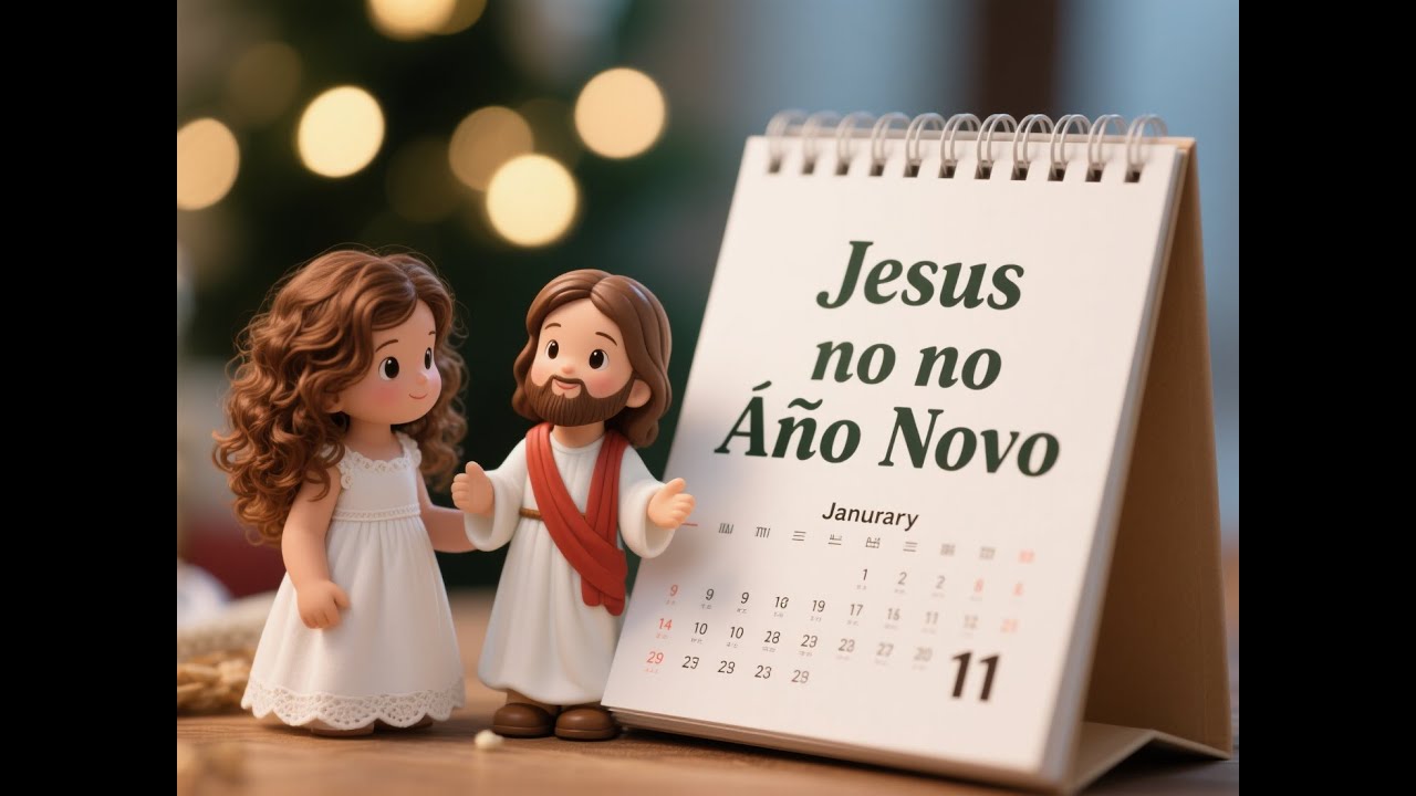 ✨Jesus No Ano Novo | Música Infantil Bíblica – Um Ano Abençoado com Cristo