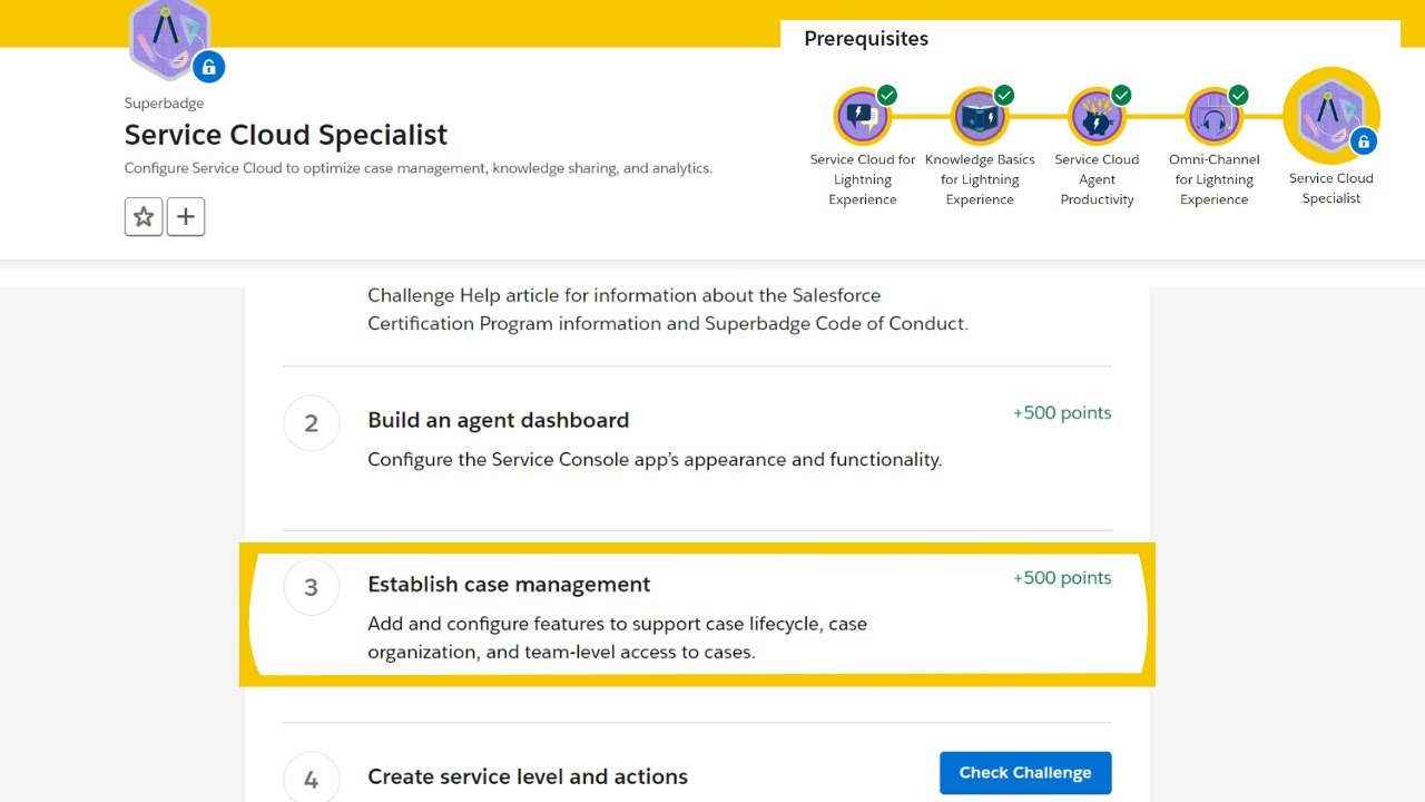 Establish case management | Service Cloud Specialist | Salesforce