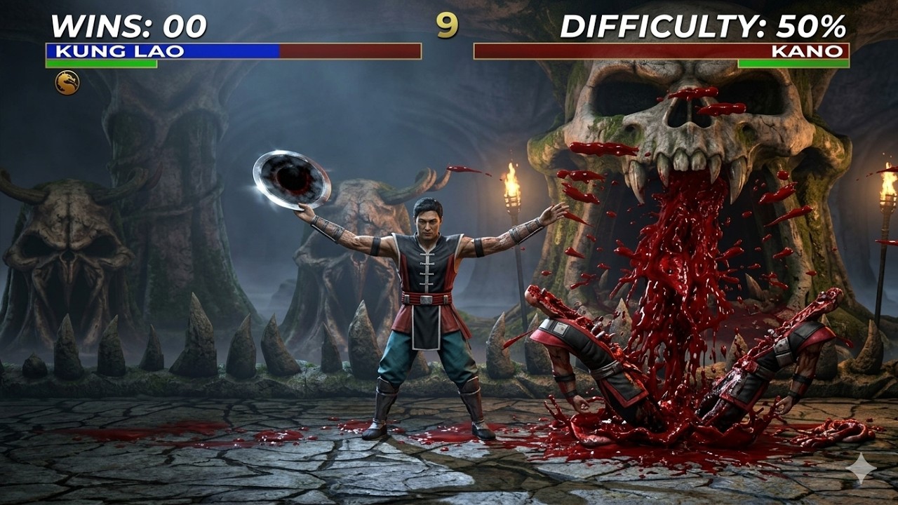 Mortal Kombat 3 (Mugen) Kung Lao Playthrough