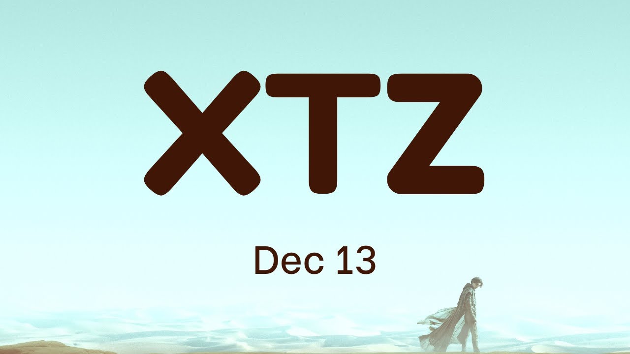 47. Tezos XTZ Technical Analysis (13 Dec 2021)