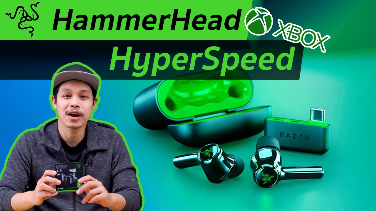 Razer HammerHead HyperSpeed หูฟังเกมมิ่งไร้สายขั้นเทพ เล่นเกมก็ดี ฟังเพลงก็ได้