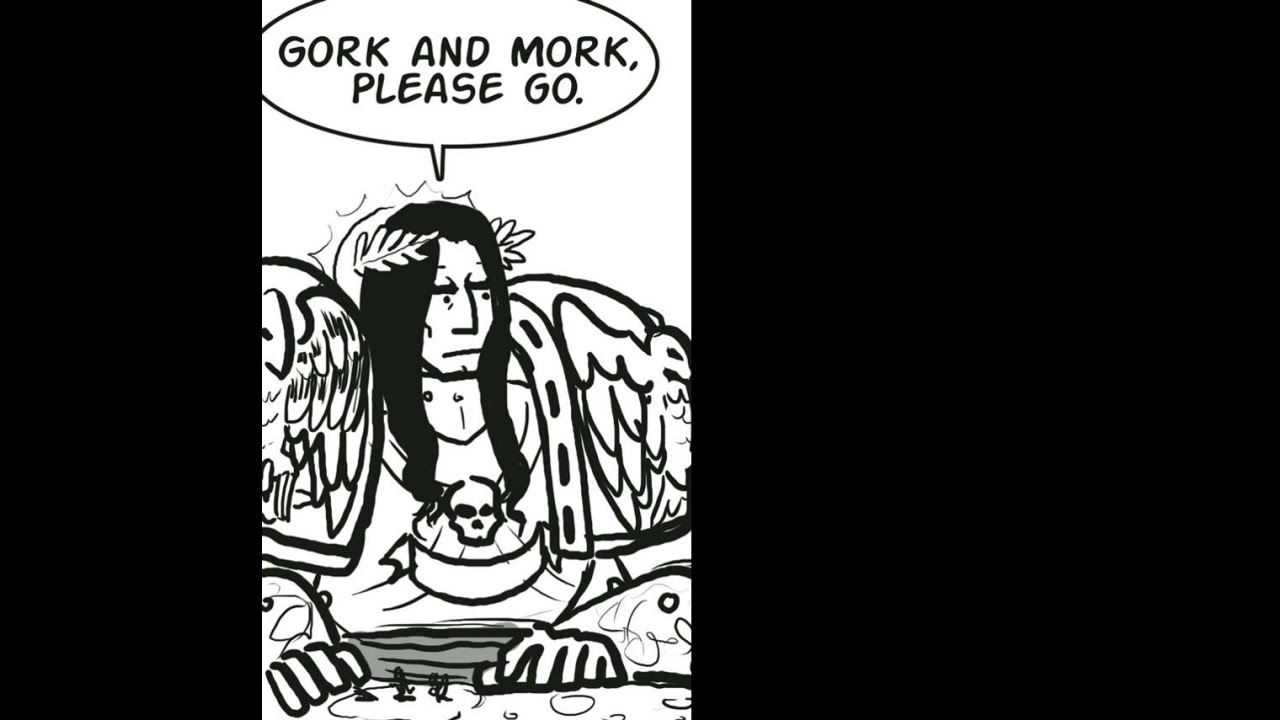 The emperor wishes for Gork and mork to leave