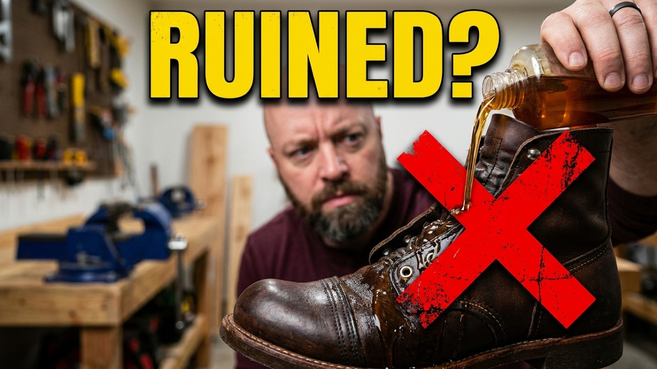 RUINED? How To Fix Over Conditioned Leather Boots