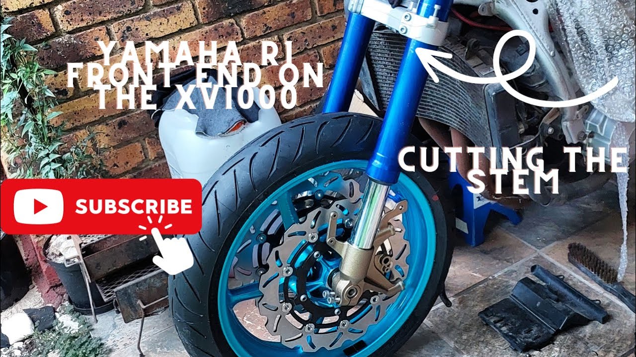MODIFYING R1 YAMAHA FORKS TO FIT XV1000 TR1 YAMAHA VIRAGO CAFE RACER