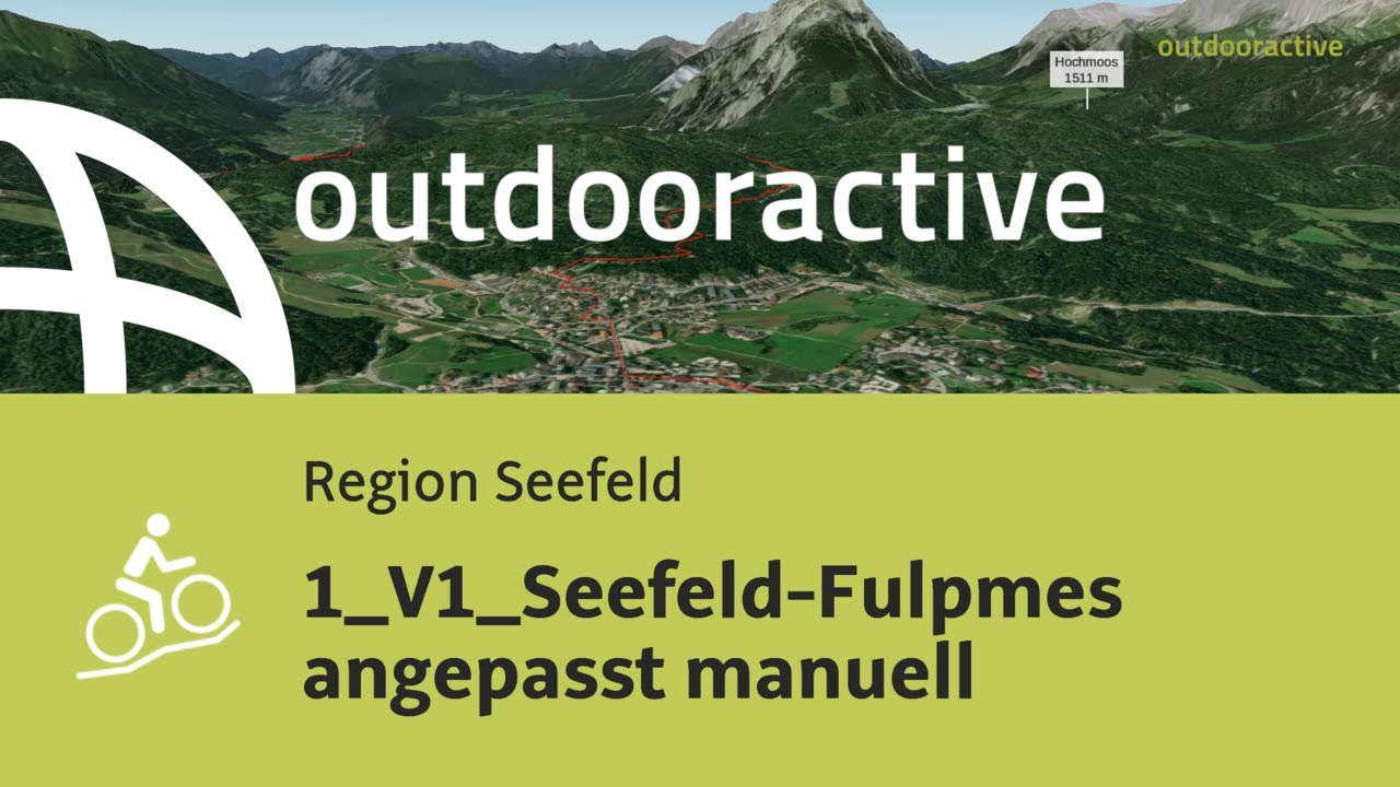 Mountainbike Tour in der Region Seefeld: 1_V1_Seefeld-Fulpmes  angepasst manuell