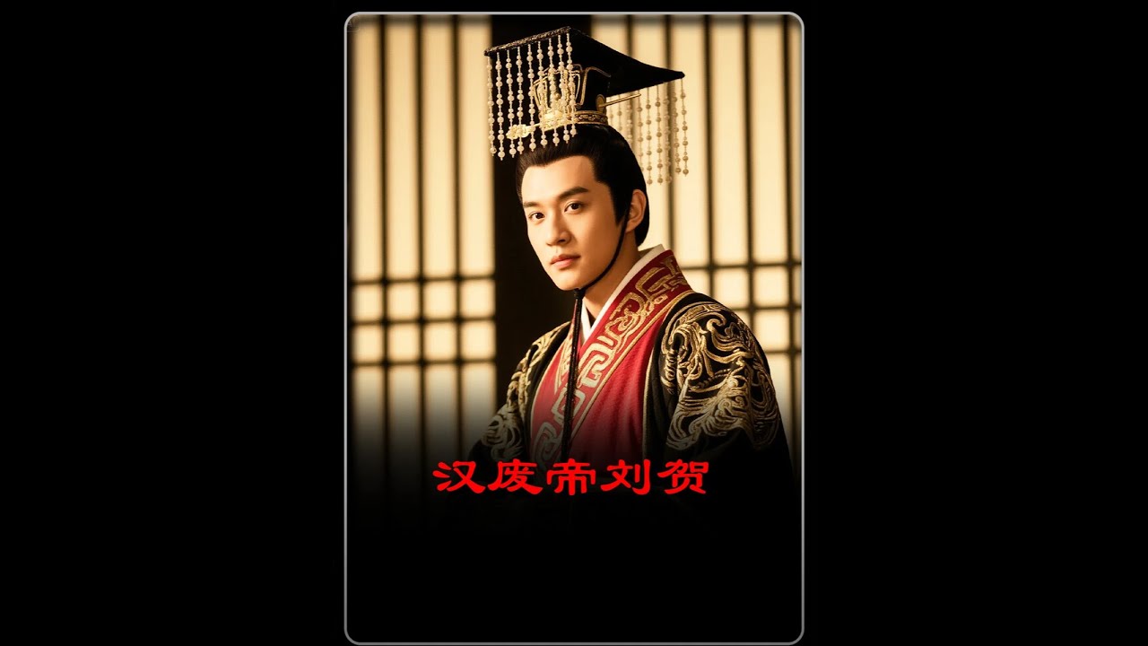 一口气看完汉废帝刘贺的一生 #历史 #以史为鉴 #汉废帝刘贺