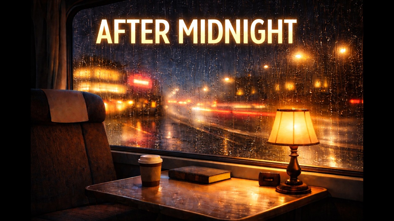 After Midnight Jazz ☔ Cozy Rainy Night Piano for Sleep, Study & Relaxing (3 Hours)