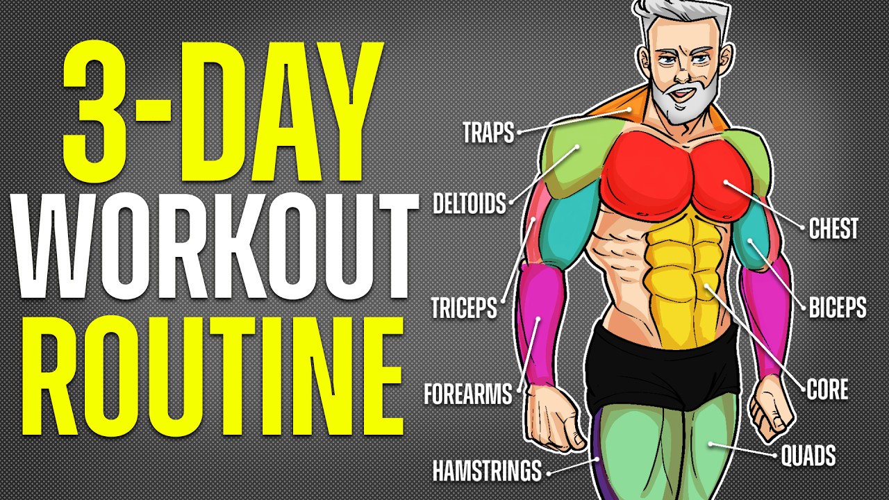 The Best 3-Day Minimalist Workout for Muscle Growth (full routine)