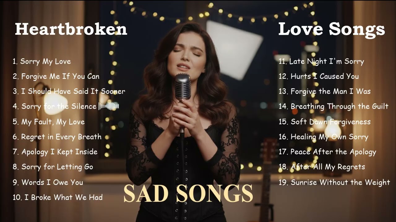Sorry My Love - Heartbreak Love Songs 2025 | Easy listening love ballads  English broken Heart song