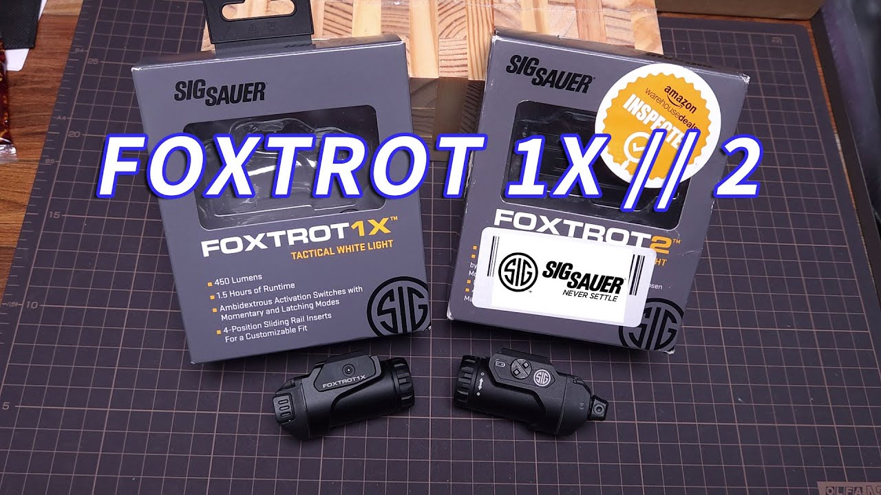 WADSN又有新复刻 SIG SAUER Foxtrot1X Foxtrot2 电筒原版细节
