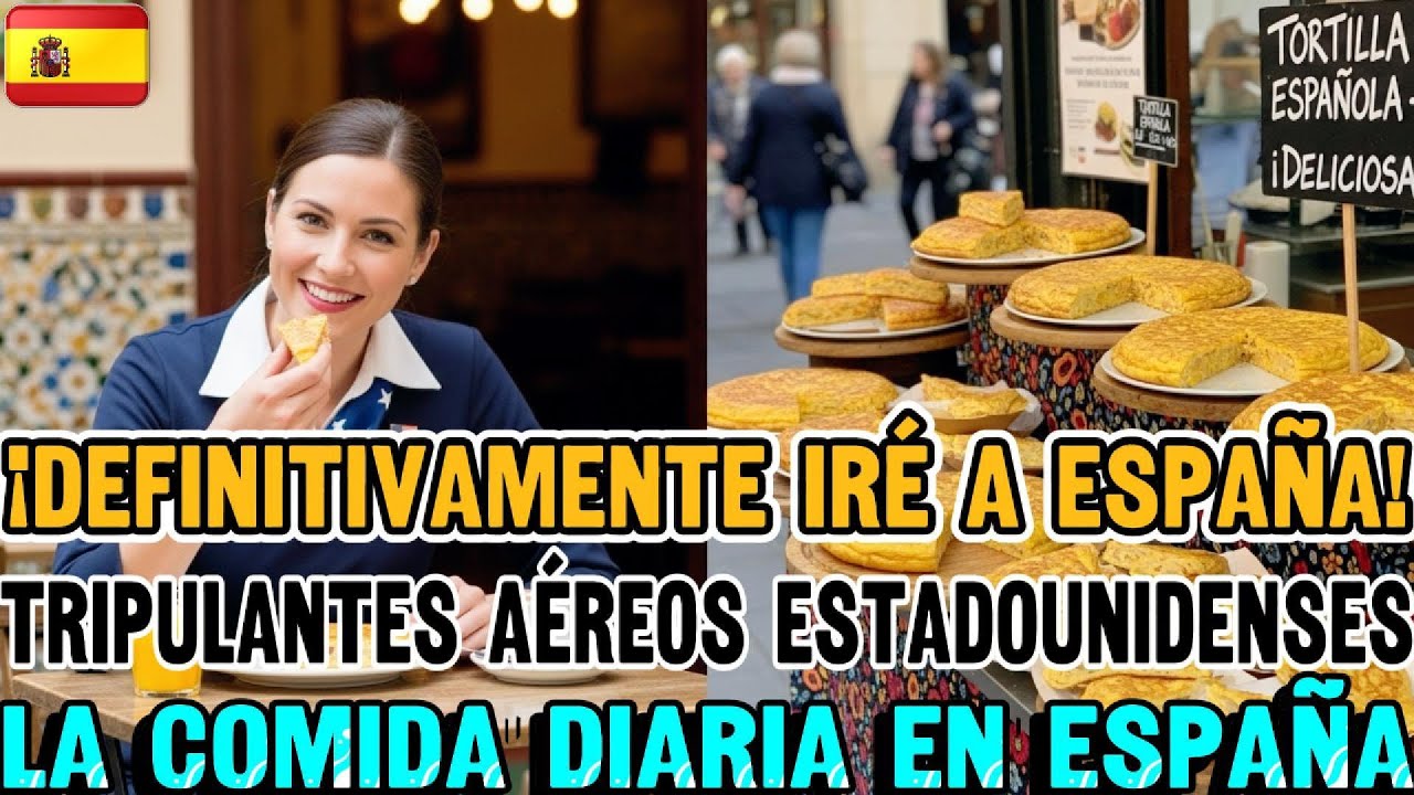 ¡Iré a España! Tripulantes de aerolínea estadounidense quedan sorprendidos por la comida diaria de E