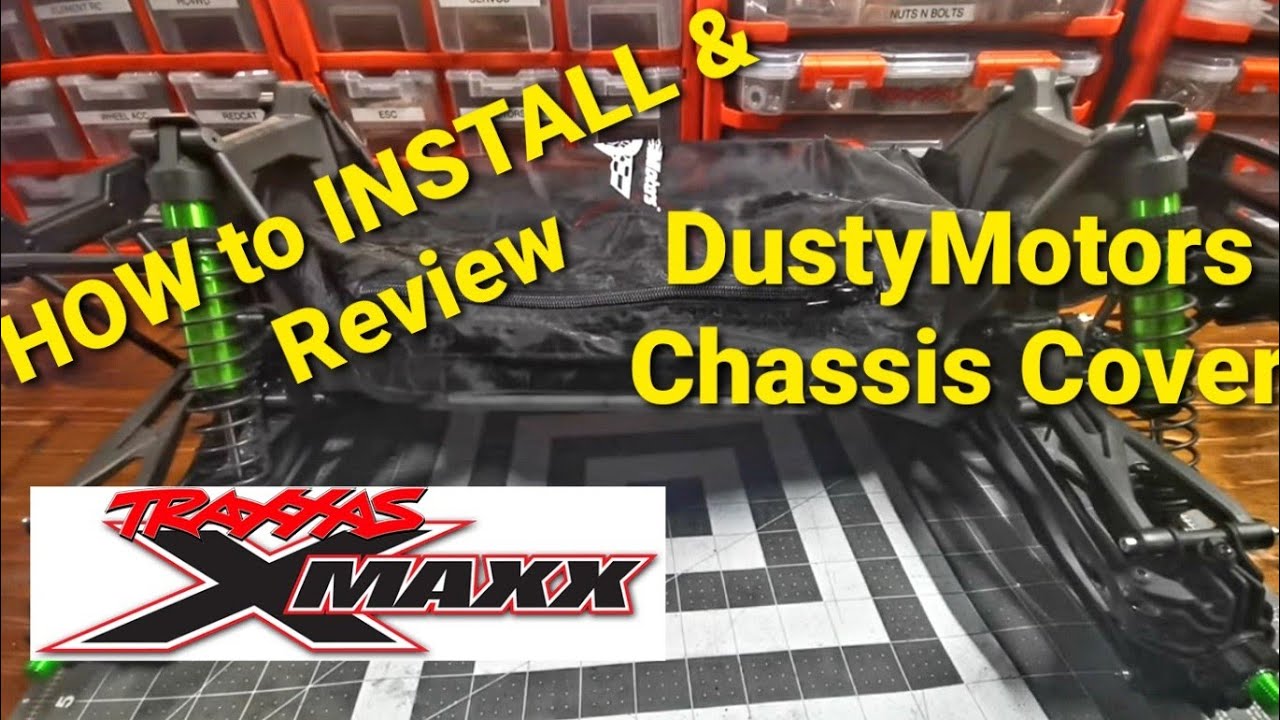 Как установить крышку шасси Dusty Motors для Traxxas Xmaxx!