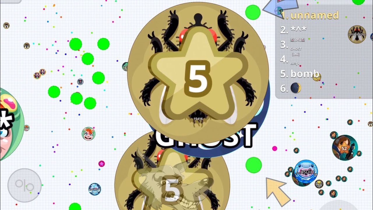 AGAR.IO MOBILE LEVEL 5 TROLLING ! INSANE TAKEOVER // HUGE PRESPLIT