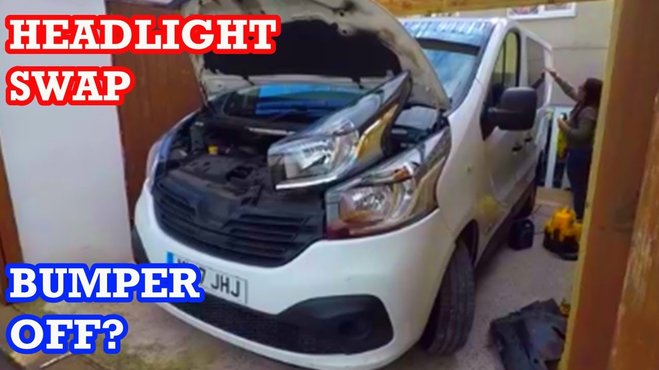 New headlight in the trafic.Bumper removal tips