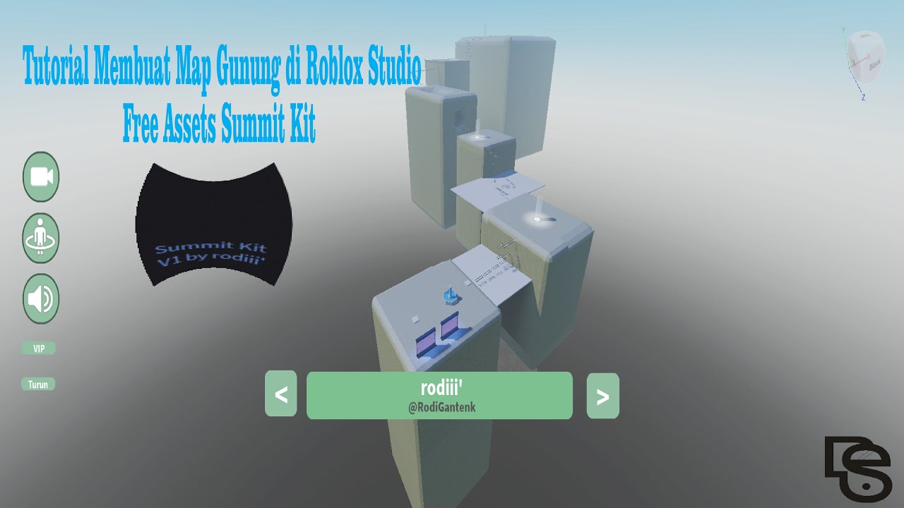 Cara Membuat Map Gunung [FREE MODEL] | Roblox Studio Indonesia