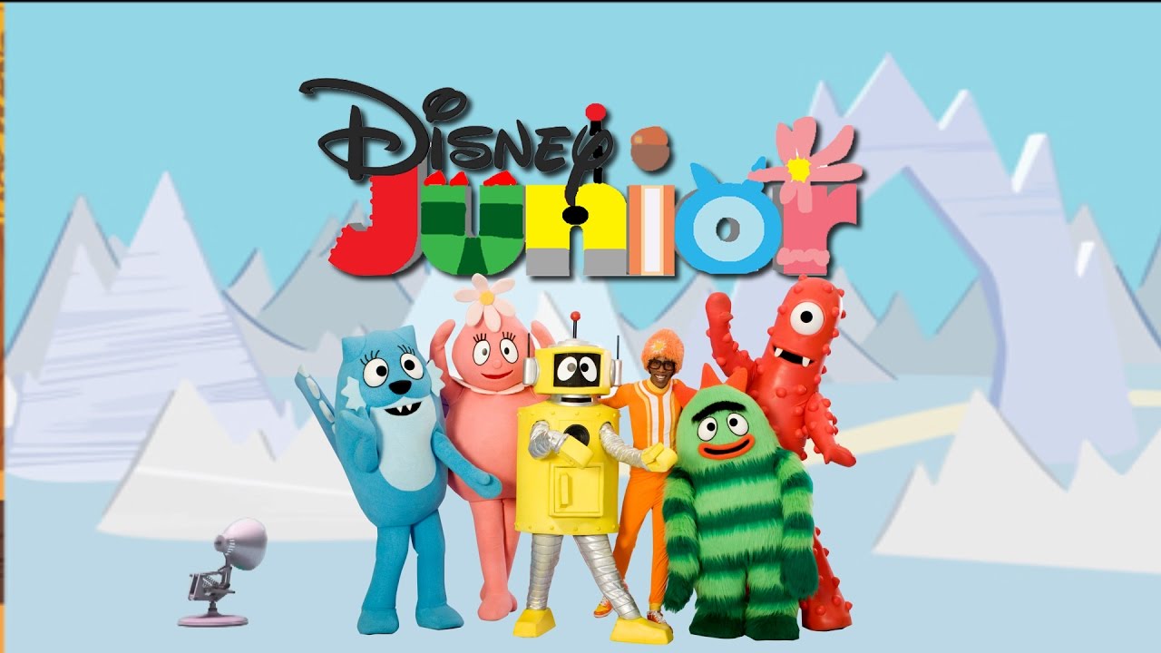 Disney Junior Logo With Yo Gabba Gabba! Spoof Luxo Lamp