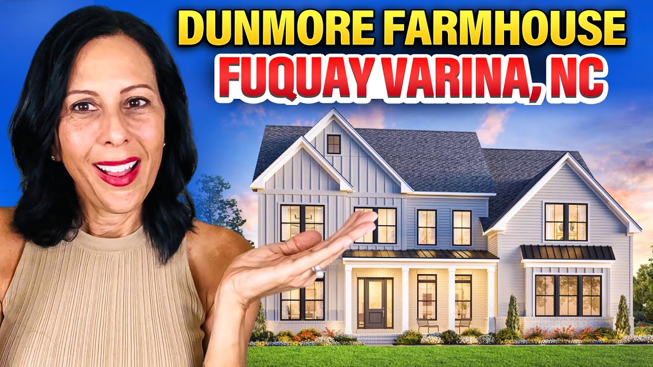 Dunmore Farmhouse Tour | Luxury New Home at Longleaf Meadow by Toll Brothers | Fuquay-Varina, NC