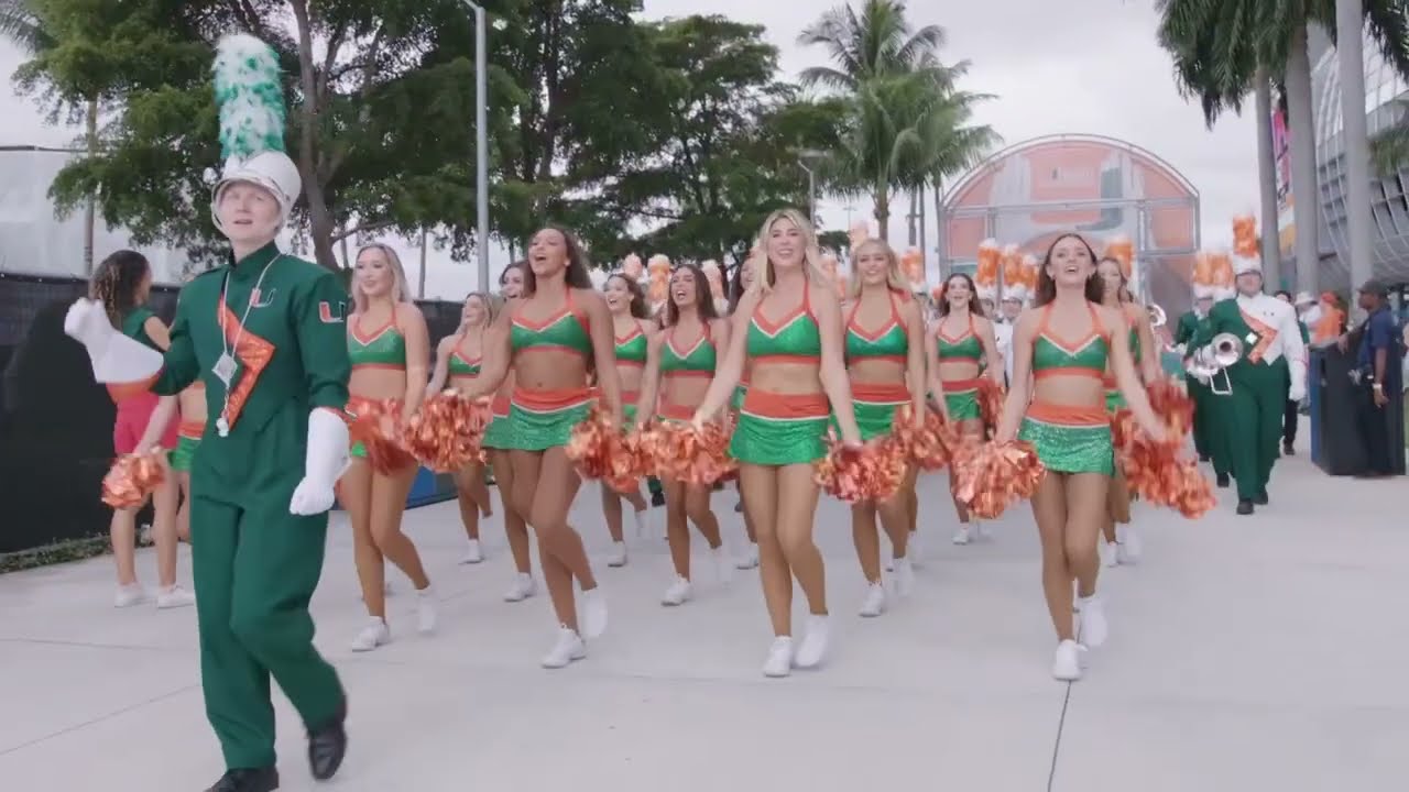What Gameday looks like as a University of Miami Hurricanette 🧡 💚