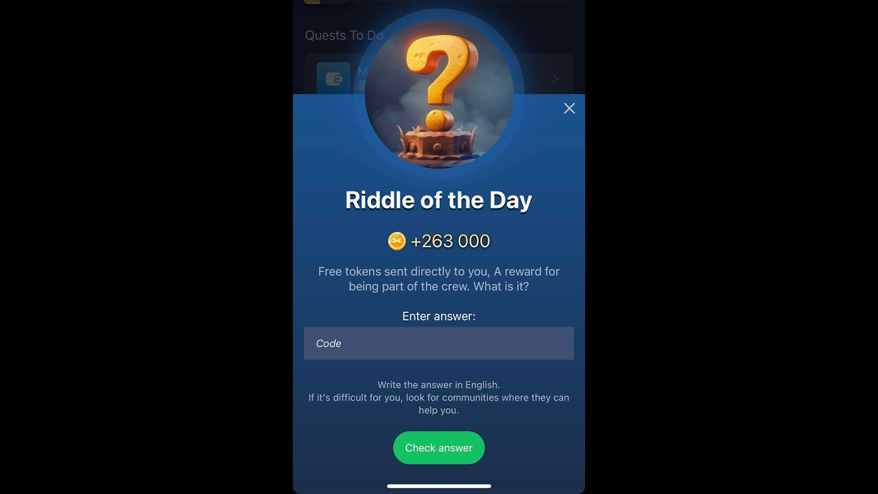 X EMPIRE RIDDLE of the DAY Code revealed September 30 STEP BY STEP