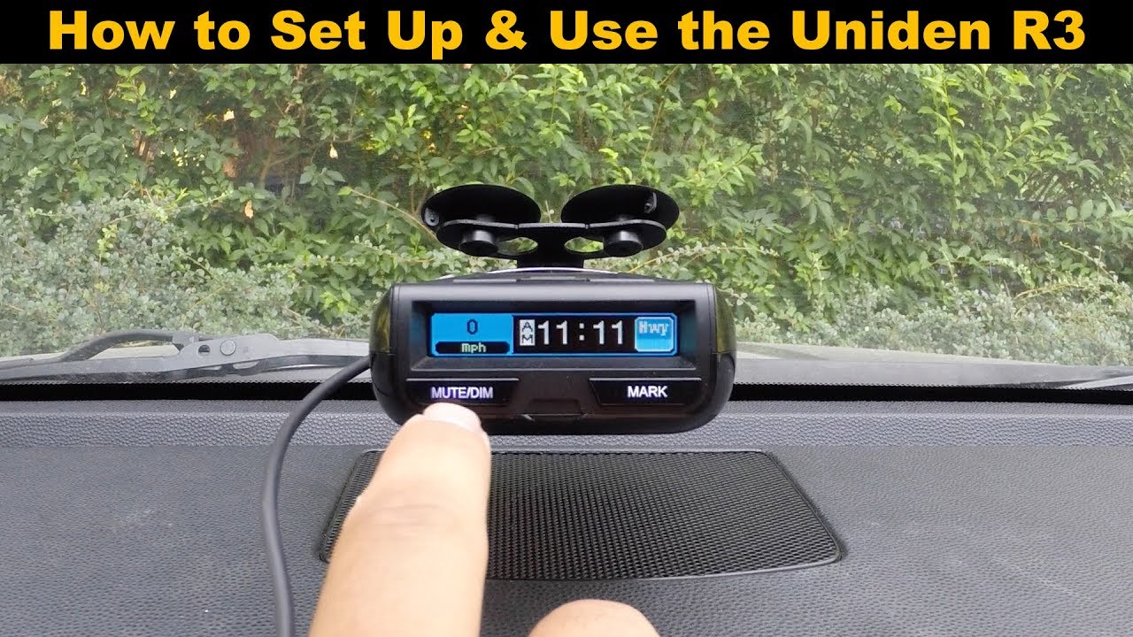 How to Program and Use your Uniden R3 Radar Detector