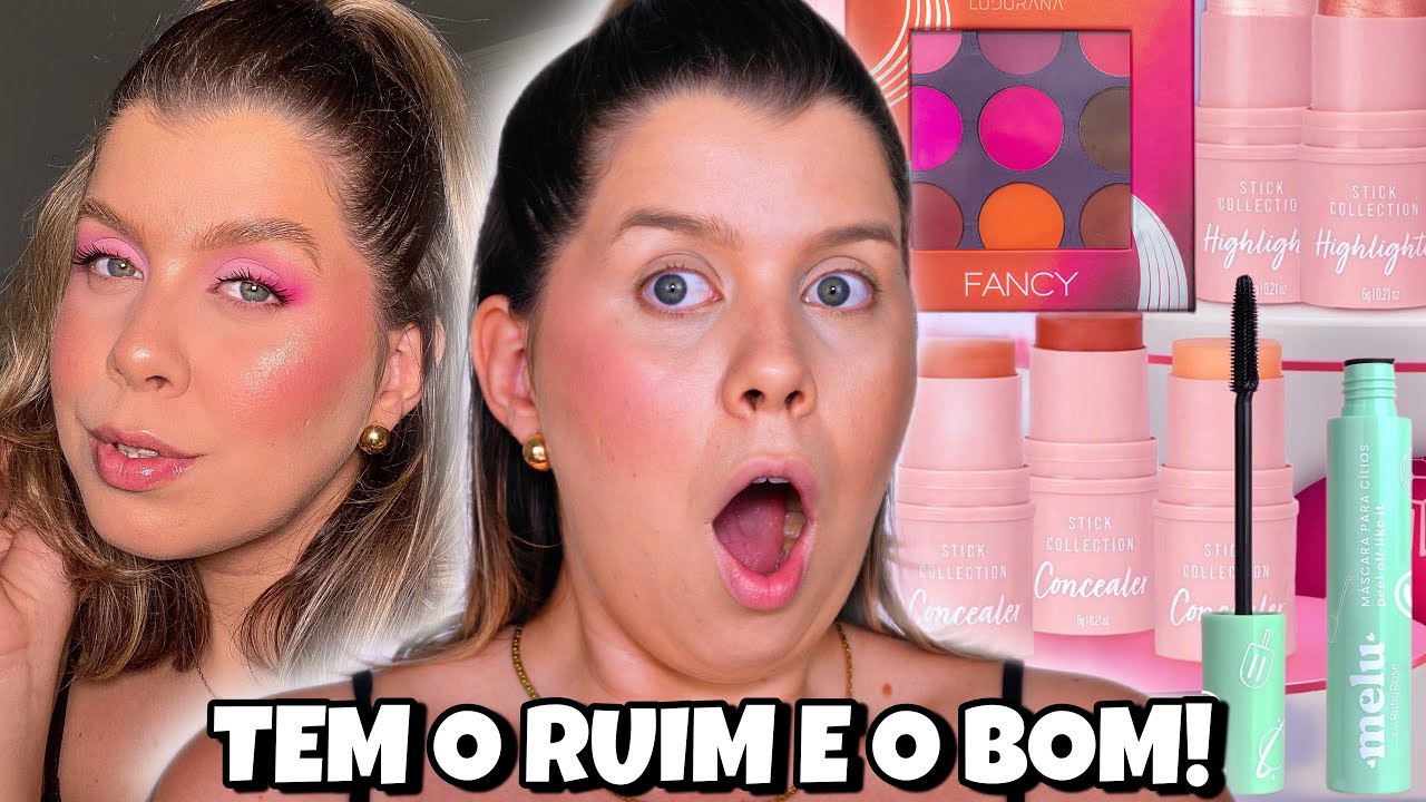 Testando makes *BARATINHAS* da 25 de MARÇO