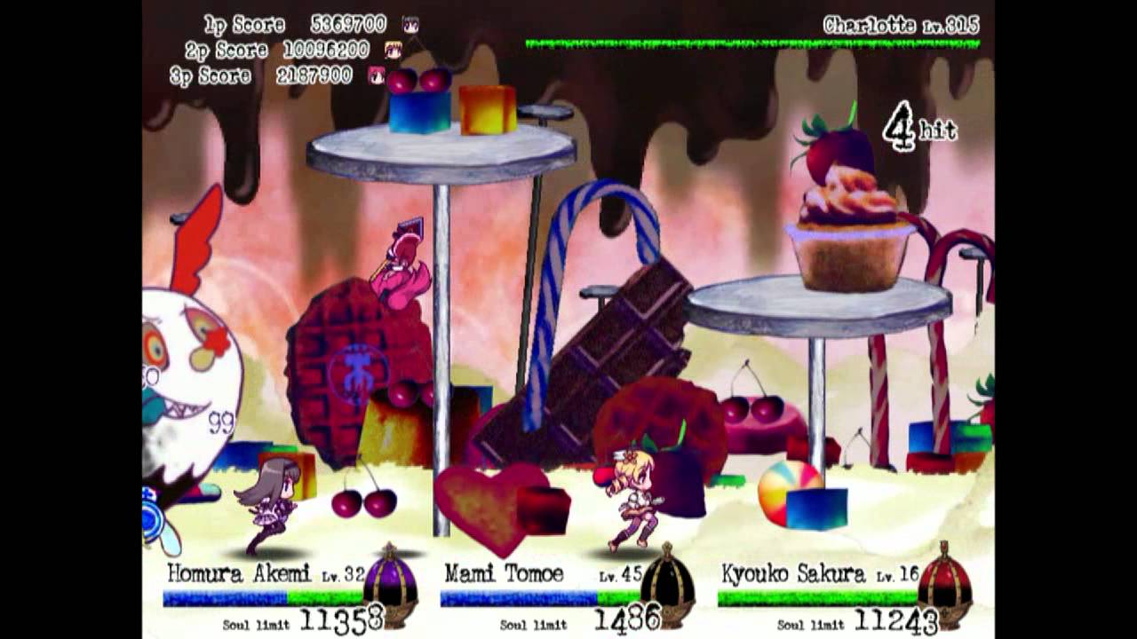 Grief Syndrome - Stage 2 Charlotte boss fight (3 players) - lap 300 - Guess who dies again