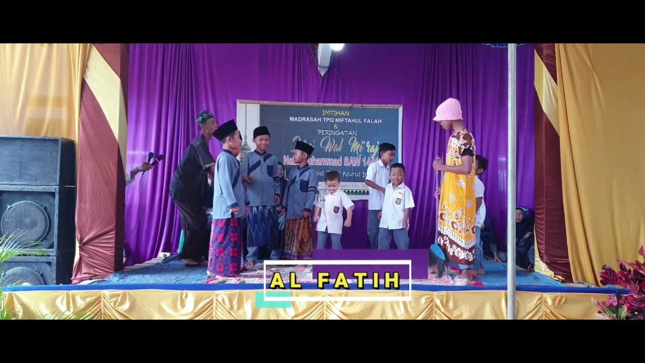 DRAMA SUNDA LUCU ANAK SANTRI MILENIAL PERINGATAN ISRO MI'ROJ