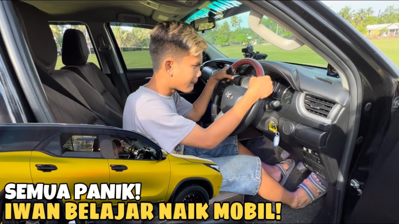 Preman Kecil Iwan Belajar Naik Mobil Buat Semua Orang Panik!
