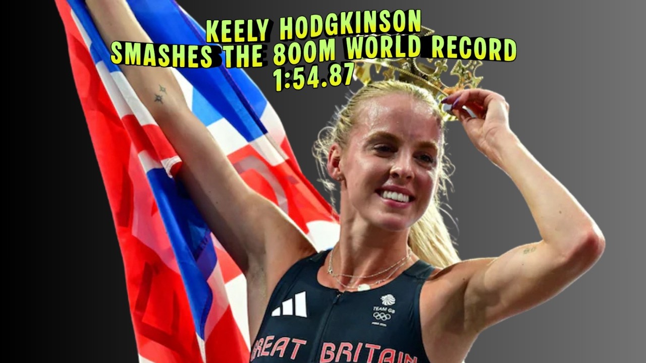 Keely Hodgkinson 1:54.87 breaks the 800m world record!!!