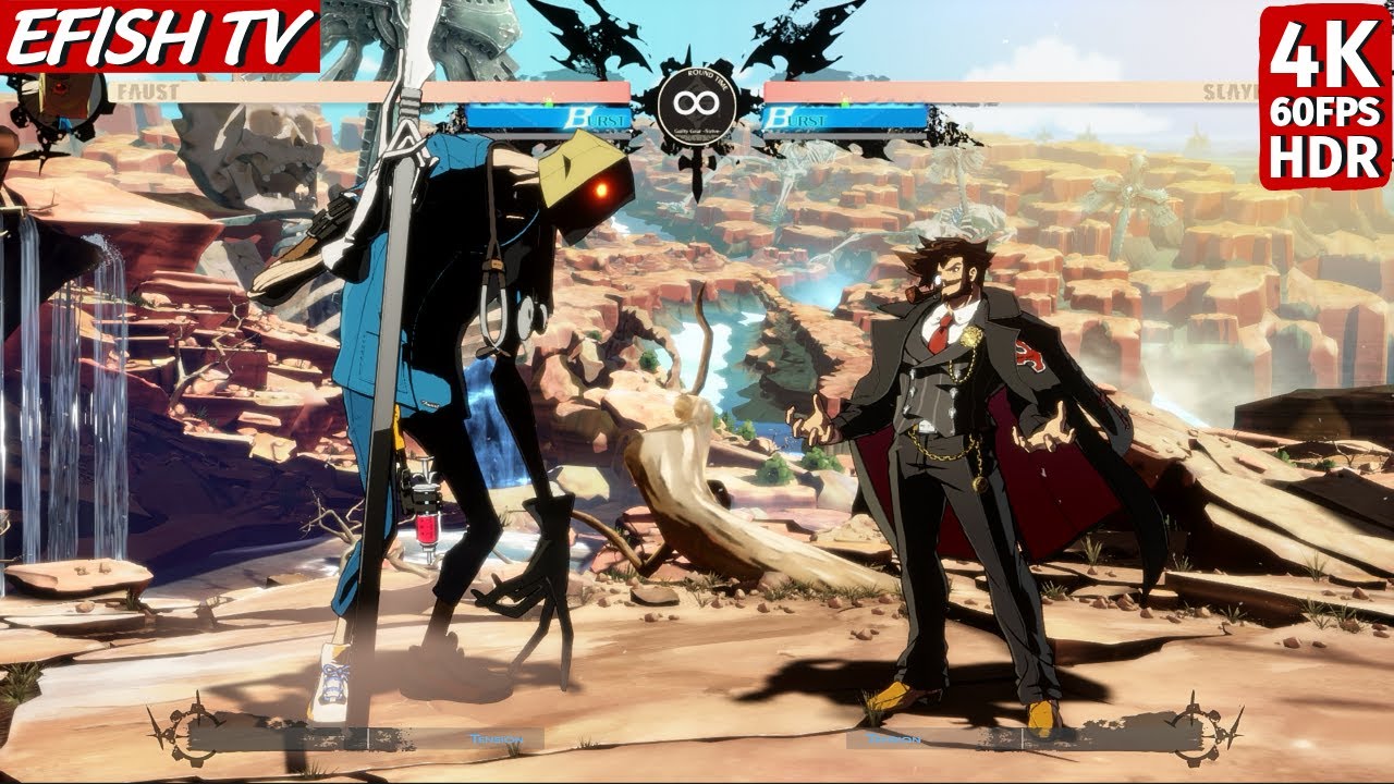 Faust vs Slayer (Hardest AI) - Guilty Gear Strive