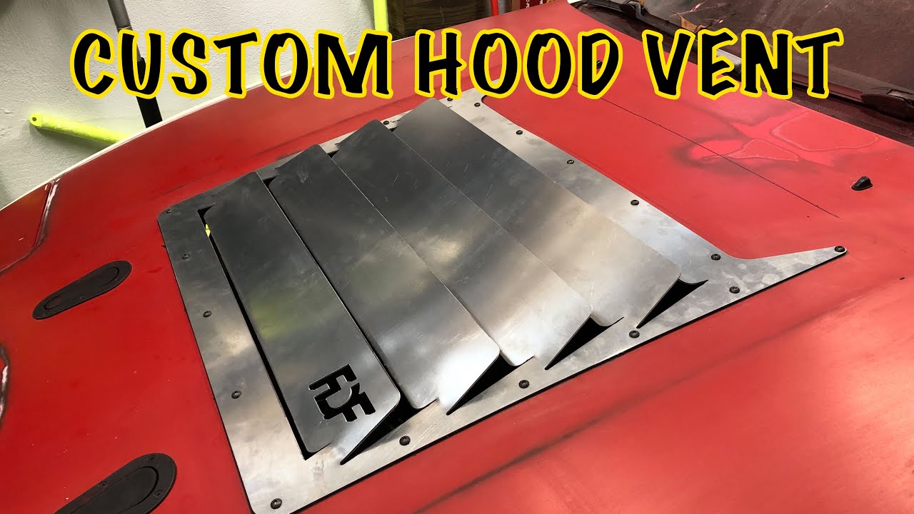S13 240SX FDF HOOD VENT INSTALL